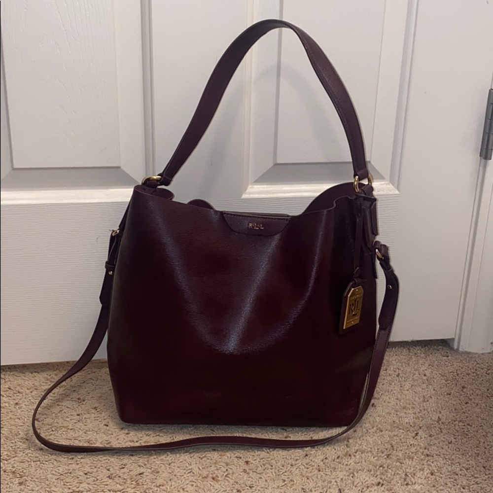 Lauren Ralph Lauren hobo bag (plum)